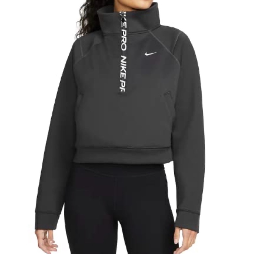 Nike Women's Charcoal Gray Pullover Hoodie